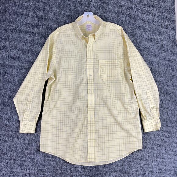 Brooks‎ Brothers Dress Shirt Mens 16.5 2/3 Regular Fit Non-iron Business Formal - Picture 1 of 7